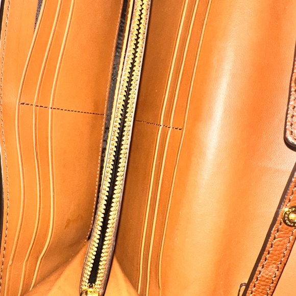 Burberry Henley Chain Crossbody Check Canvas Tan Brown 100% Authentic - Picture 9 of 16